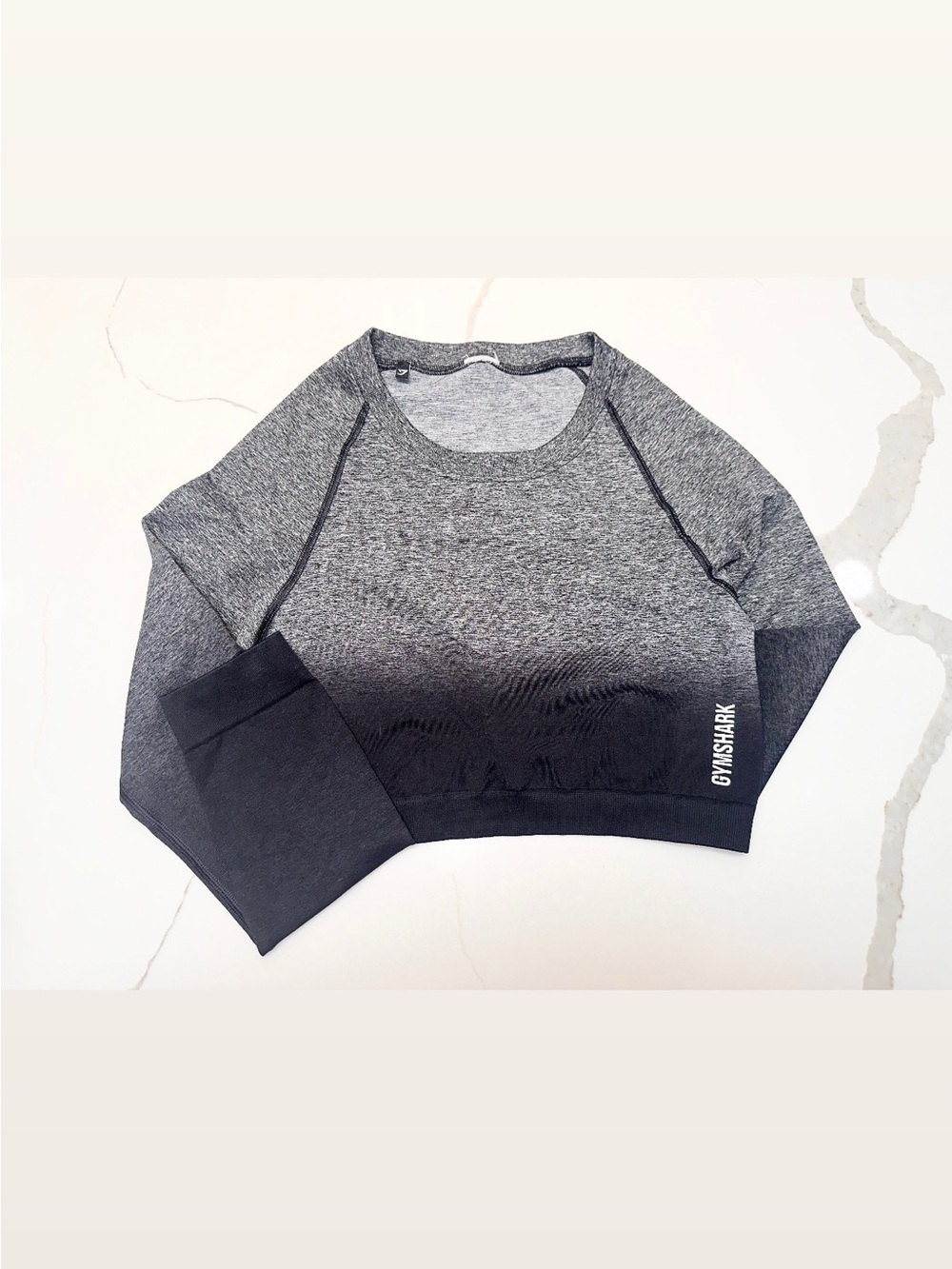 Gymshark Adapt Ombre Long Sleeve Crop Top - Picture 1 of 4